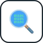 Binary Search SVG Icon